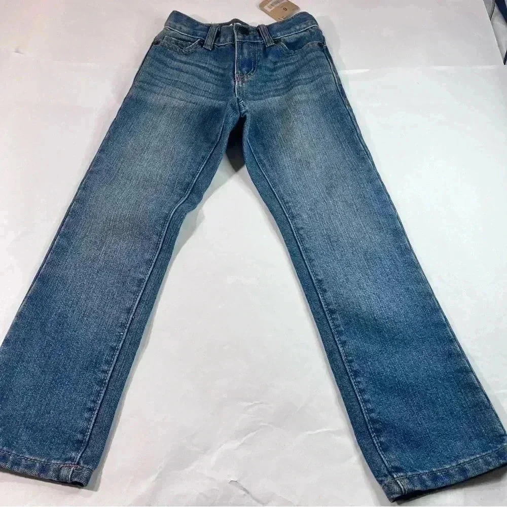 Crazy 8 slim size 6 kids jeans denim adjustable‎ waist new with tags